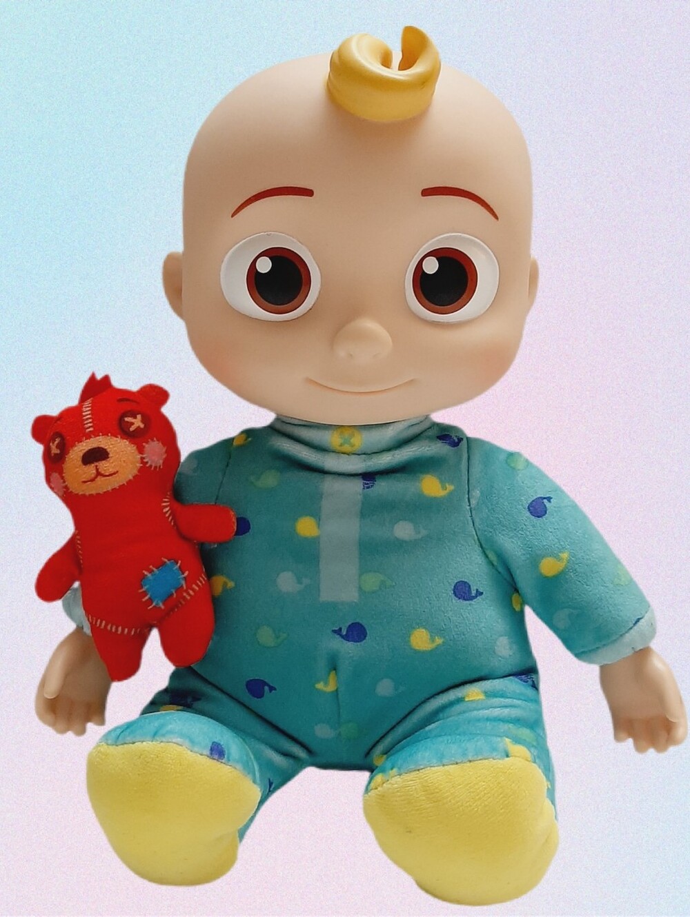 🍒 CoComelon Musical Bedtime JJ Doll Plush 12" Interactive Singing Kids Doll Toy